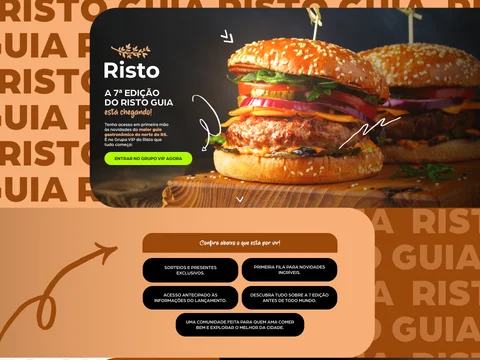 Design de referência: Risto Guia — Gastronomia