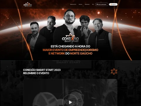 Design de referência do template Conexão Smart Start