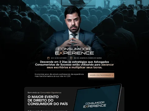Design de referência do template Consumidor Experience